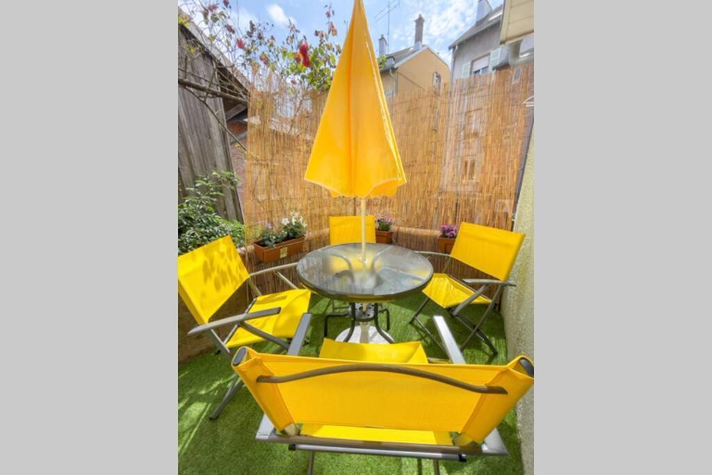 Maisonnette Le Faubourg - Centre Ville, Terrasse Et Netflix 贝尔福 外观 照片