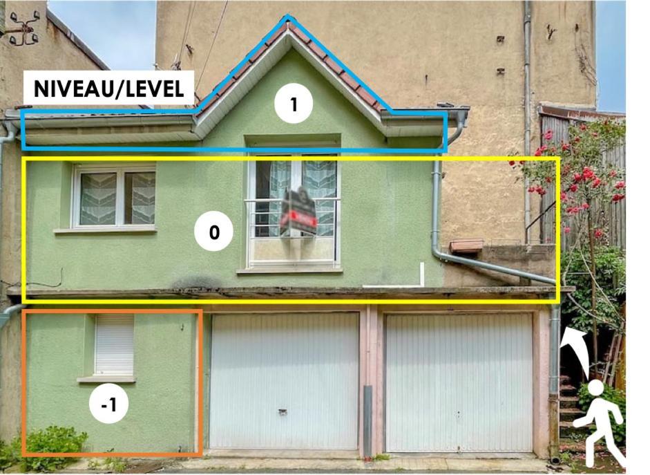 Maisonnette Le Faubourg - Centre Ville, Terrasse Et Netflix 贝尔福 外观 照片